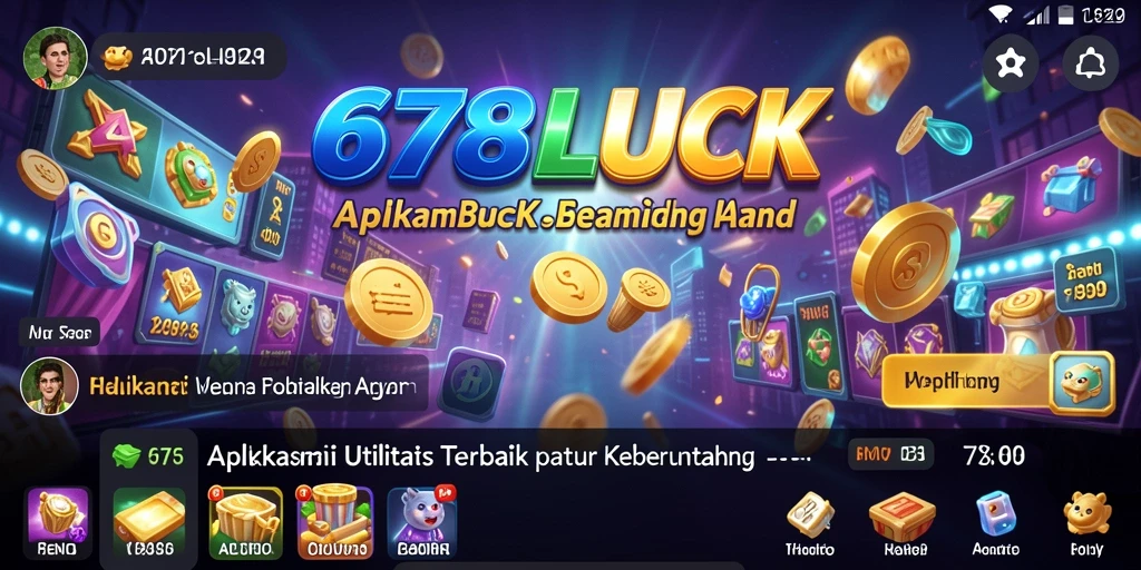 Tampilan antarmuka aplikasi 678LUCK yang ramah pengguna dan informatif.