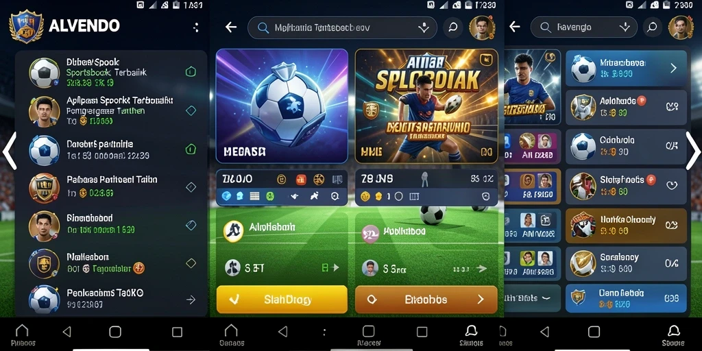 Screenshot utama ALVENDO menampilkan antarmuka taruhan yang menarik dan interaktif.