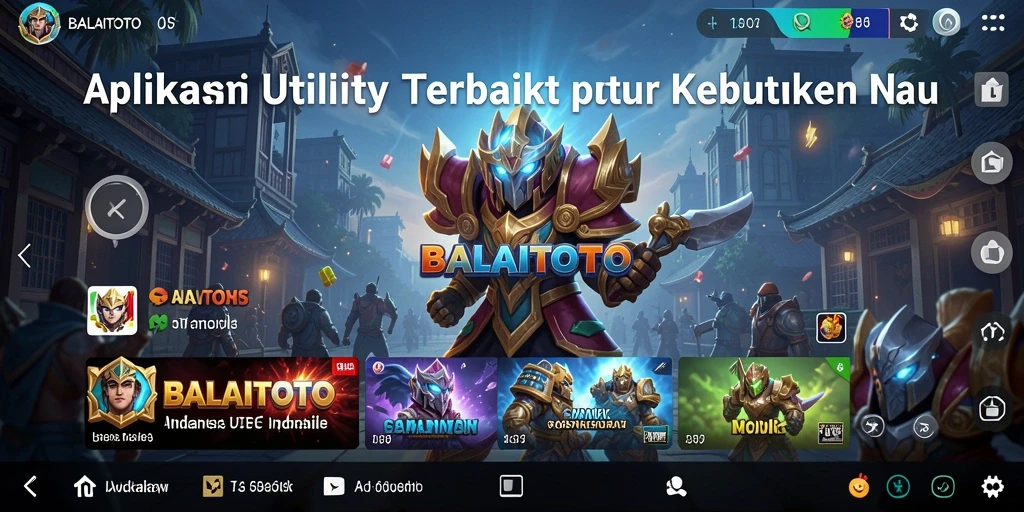 Tampilan antarmuka <strong>BALAITOTO</strong> yang intuitif dan mudah digunakan.