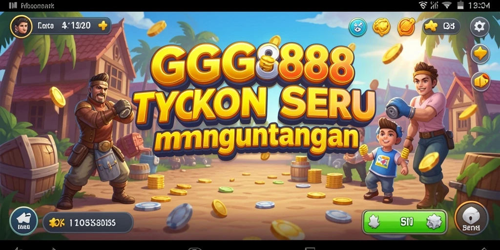Tampilan gameplay GGG888 yang menakjubkan dalam simulasi Tycoon.