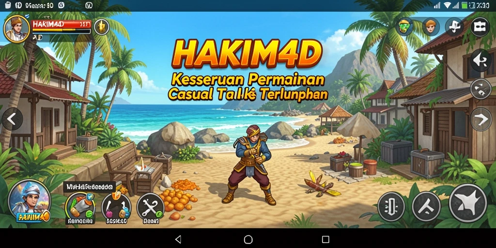 Tampilan gameplay HAKIM4D yang seru dan menghibur.