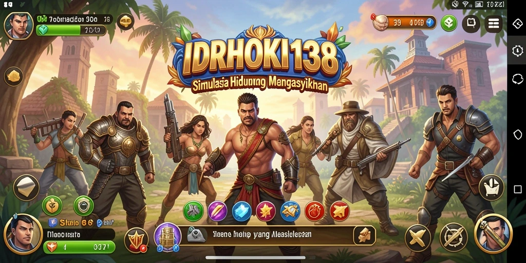 Tampilan gameplay menarik di IDRHOKI138 dengan berbagai aktivitas dan interaksi.