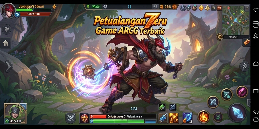 Tampilan gameplay seru dari JURAGAN77 dengan aksi ARPG yang mendebarkan.