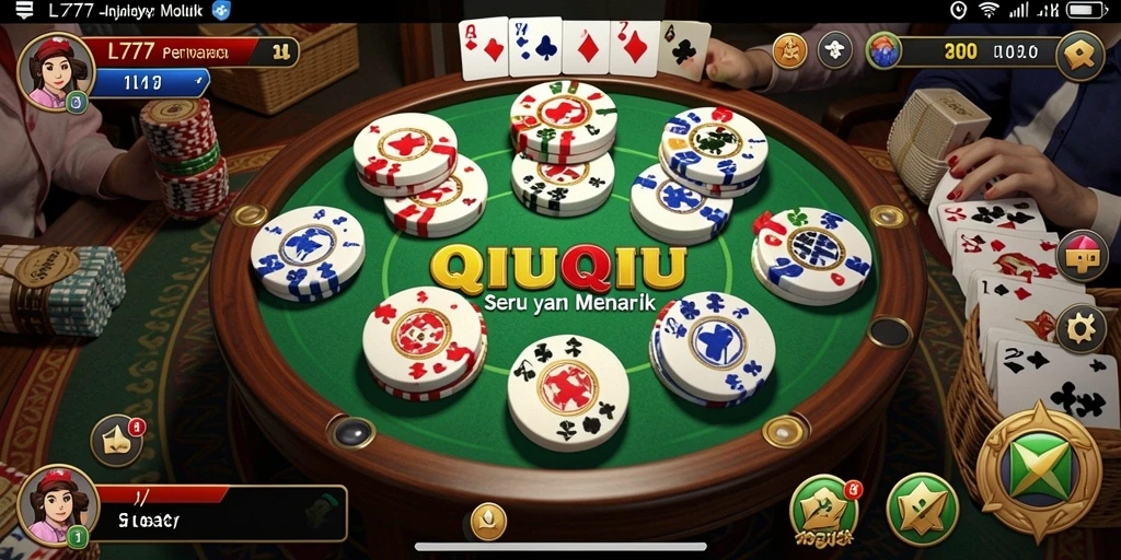 Gameplay seru L777 dalam permainan QiuQiu.
