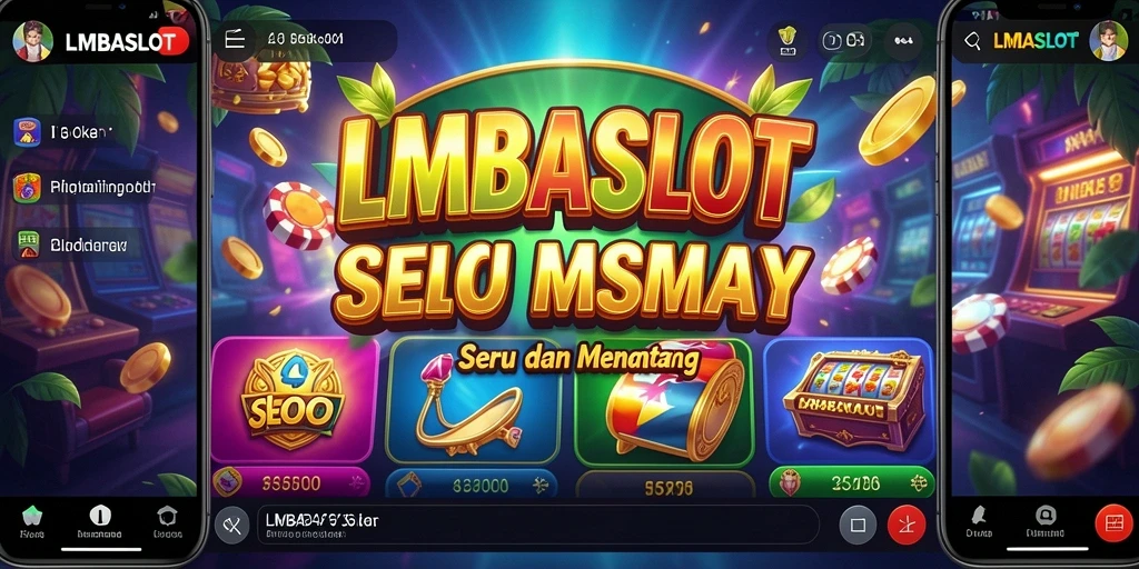 Tampilan gameplay seru LMBASLOT dengan berbagai tema menarik.