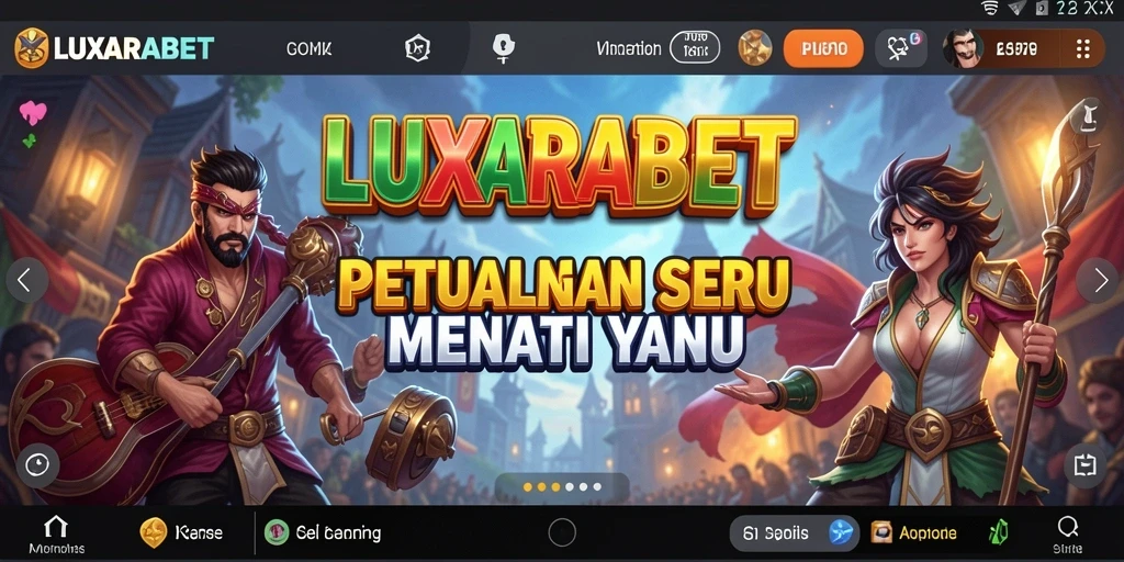 Gameplay mendebarkan LUXARABET dengan visual menakjubkan.