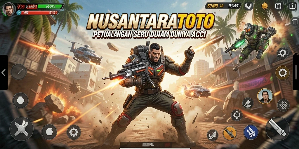 Screenshot gameplay NUSANTARATOTO yang menegangkan dan penuh aksi.