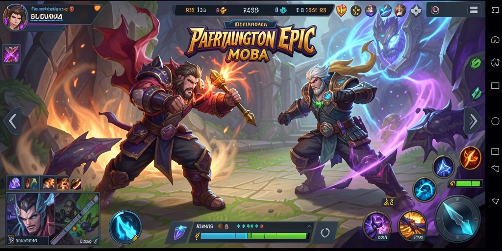 Gameplay seru di RR89 dengan pertarungan MOBA yang intens.