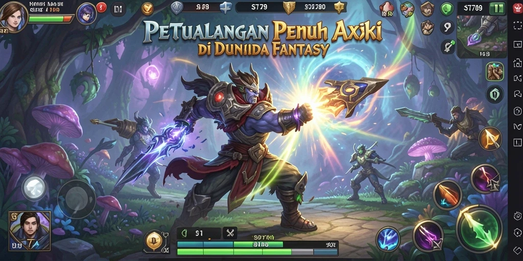Tampilan menarik dari gameplay ARPG di ST789.