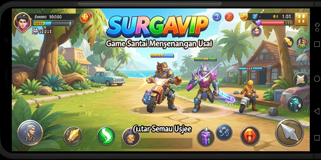 Tampilan menarik dari gameplay SURGAVIP yang menyenangkan.