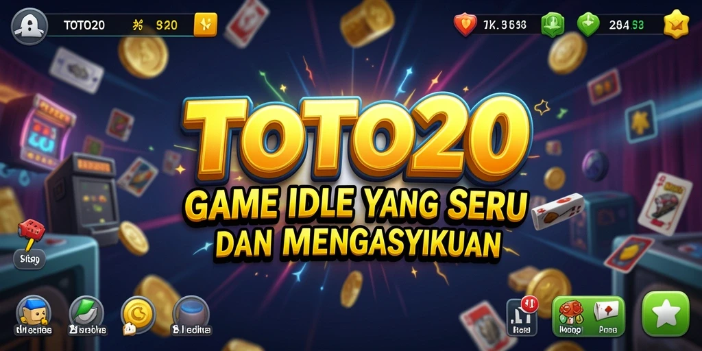 Screenshot utama TOTO20 menampilkan gameplay Idle yang menarik dan interaktif.